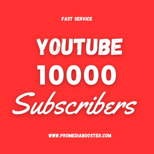 Buy YouTube Subscribers 10000 Subscribers 10K Subs on Youtube