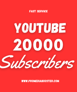 Buy YouTube Subscribers 20000 Subscribers 20K Subs on Youtube