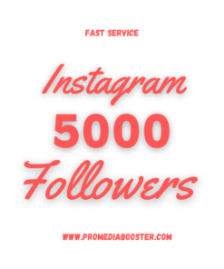 5000 Instagram Followers Real and Active Followers Safe and Secure