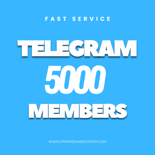 Buy Telegram Followers 5K Telegram Members Fast Delivery