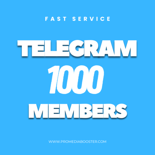 Buy Telegram 1000 Members Free 500 Bonus Members Fast Service